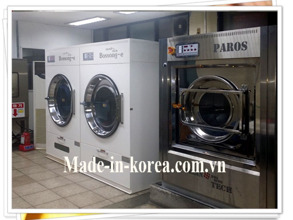 Máy giặt công nghiệp 25kg PAROS Hàn Quốc