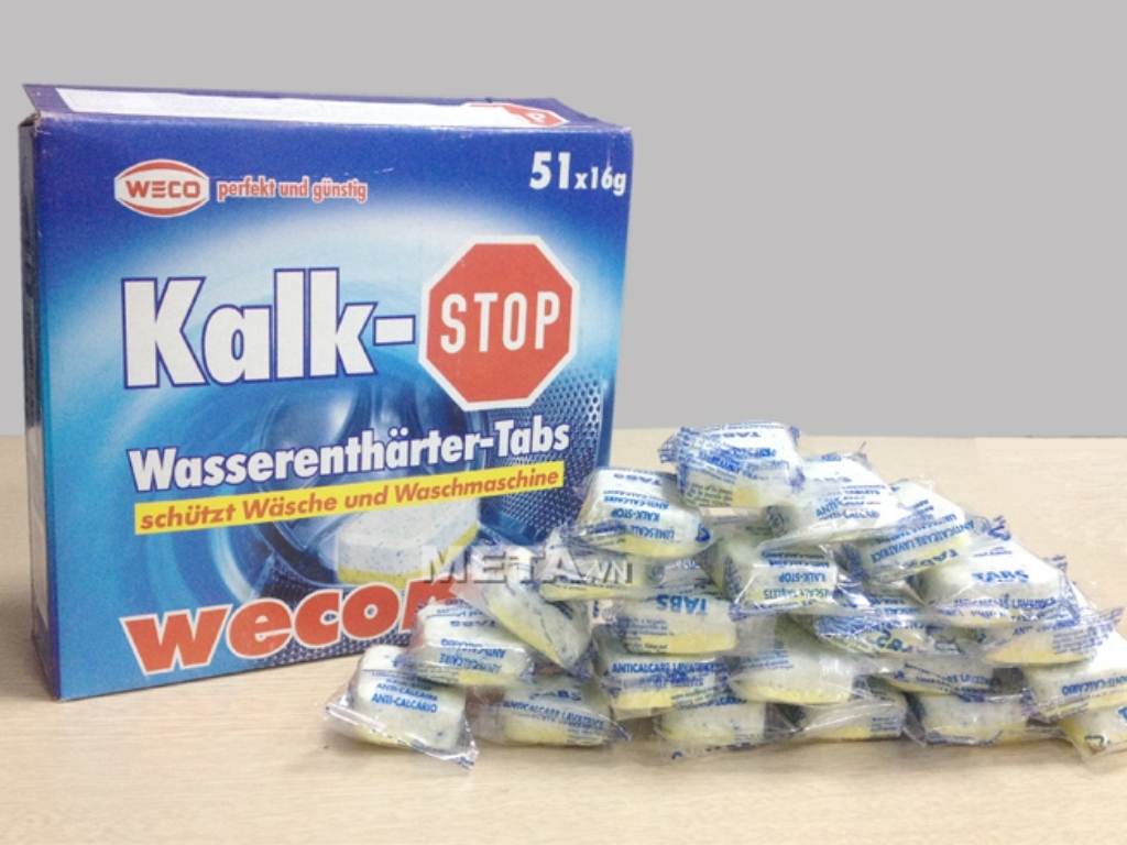 Viên tẩy máy giặt Wecomat